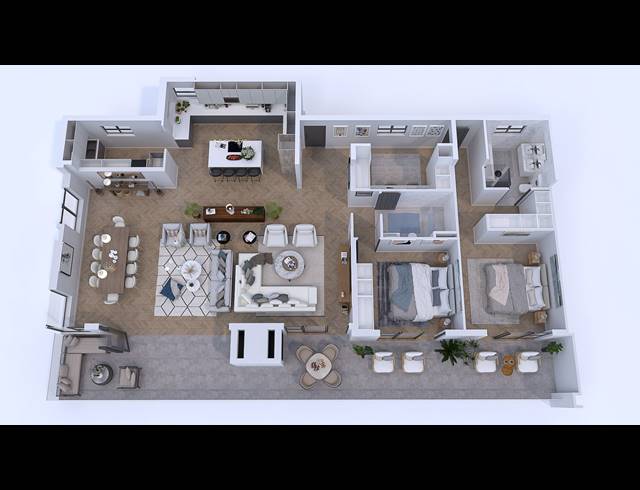 2 BEDROOM PENTHOUSE FOR SALE IN BEACHFRONT